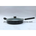 Kitchenware 24cm Carbon Steel Frying Pan with Two Handles